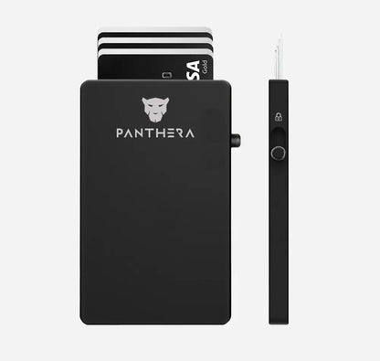 Black Magnetic Wallet - Panthera