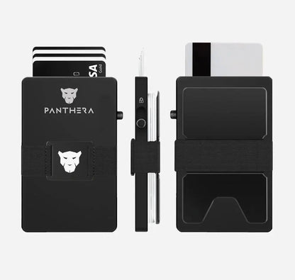 Black Magnetic Wallet - Panthera