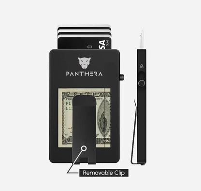 Black Magnetic Wallet - Panthera