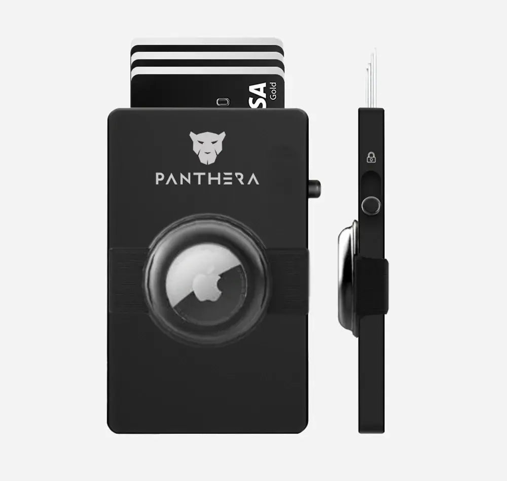 Black Magnetic Wallet - Panthera